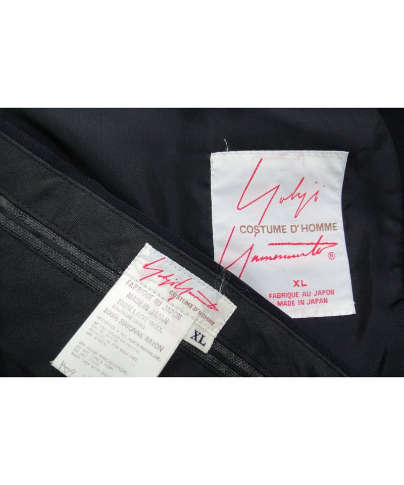 90's yohji yamamoto COSTUME D'HOMME 紺 変わりボタンセット 90's yohji yamamoto COSTUME D'HOMME 紺 変わりボタンセット