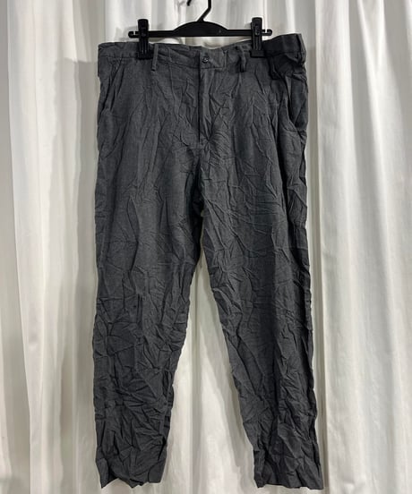 2016SS yohji yamamoto pour homme しわ加工パンツ（HO-P29-900）