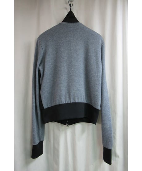 02aw yohji yamamoto femme ニット切替えデザインジャケット FM-J17-809