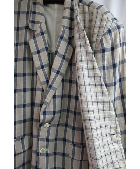 80’s COMME des GARCONS HOMME PLUS vintage チェックレイヤードジャケット PJ-11050M