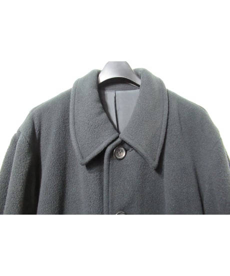 90's Y's yohji yamamoto vintage バックスリット ベルトデザイン シンプルロングコート（YX-C32-904）