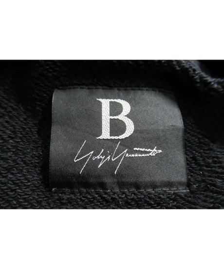 SAMPLE B yohji yamamoto +noir ファスナー スリーブデザイン フーテッドロングカットソー（NV-T65-077）