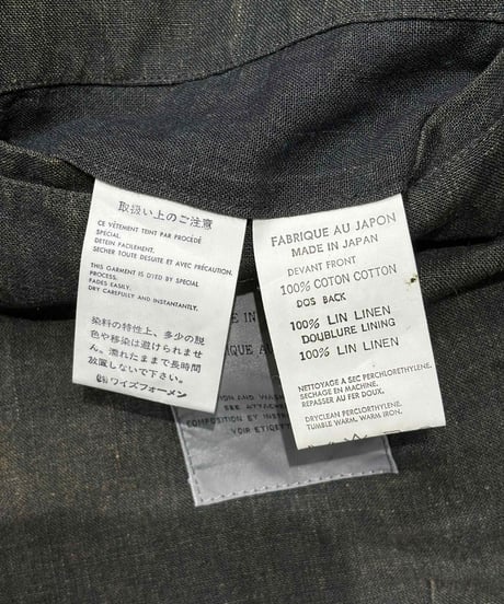 Y's for men yohji yamamoto 前後素材切り替えベスト（MT-V02-010）