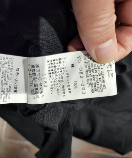 Y’s yohji yamamoto 黒 ドレス (YG-D83-003)