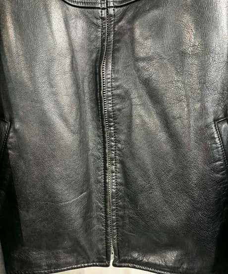 難あり 1991AW 6.1THE MEN  yohji yamamoto pour homme vintage レザーブルゾン（H-Y-237xxx）