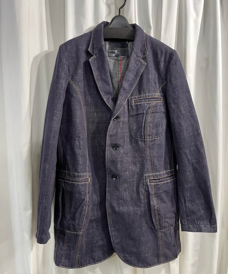 2002SS yohji yamamoto pour homme デニムジャケット（HE-J42-077）