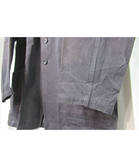 94ss yohji yamamoto pour homme vintage グレー パチポケットデザイン コットンジャケット（HT-J81-005）
