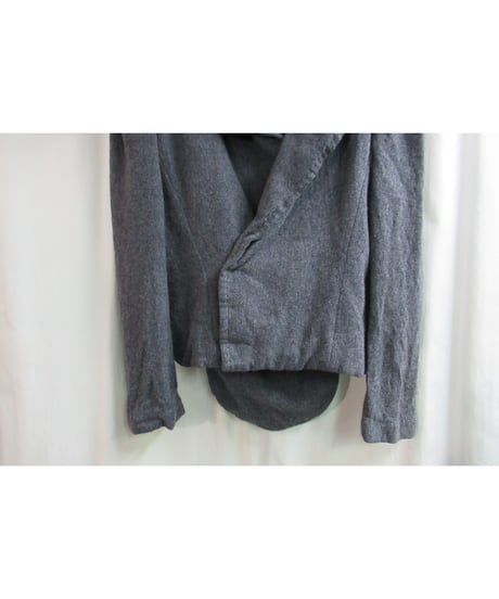 06aw yohji yamamoto femme アシメトリー変形ジャケット FB-J40-145