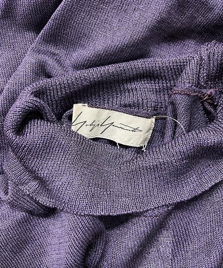 yohji yamamoto femme 半袖ニット（F-K-053xxx）