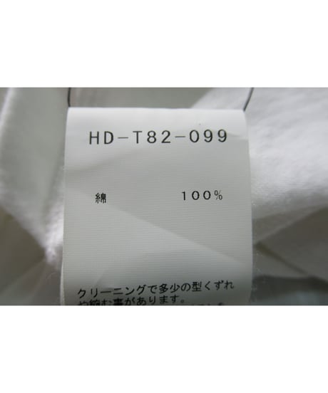 17ss yohji yamamoto pour homme 紐 ダメージ加工デザインカットソー（HD-T82-099）