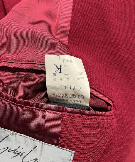 yohji yamamoto pour homme 2釦ジャケット（H-J-014xxx）