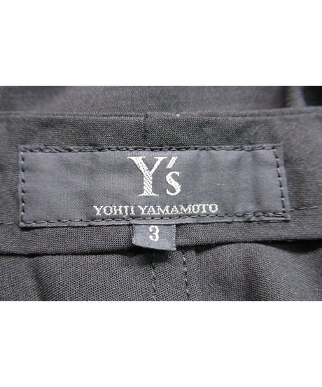 Y’s yohji yamamoto バックスリットデザインスカート（YX-S05-101）
