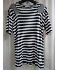yohji yamamoto pour homme 切替えデザインボーダーカットソー HU-T46-096