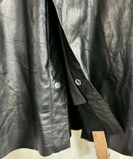 Y's yohji yamamoto レザーブラウス（YG-B05-701）
