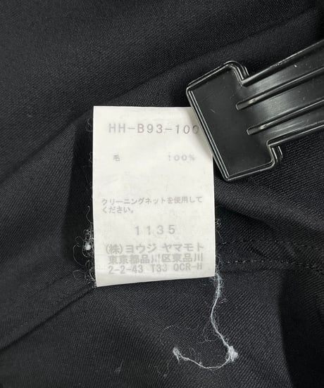 2019SS yohji yamamoto pour homme シャツジャケット（HH-B93-100）