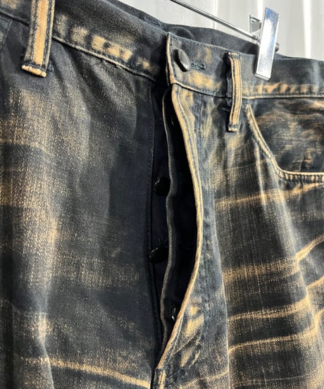 2002AW yohji yamamoto pour homme デザインデニムパンツ（HM-P43-019）