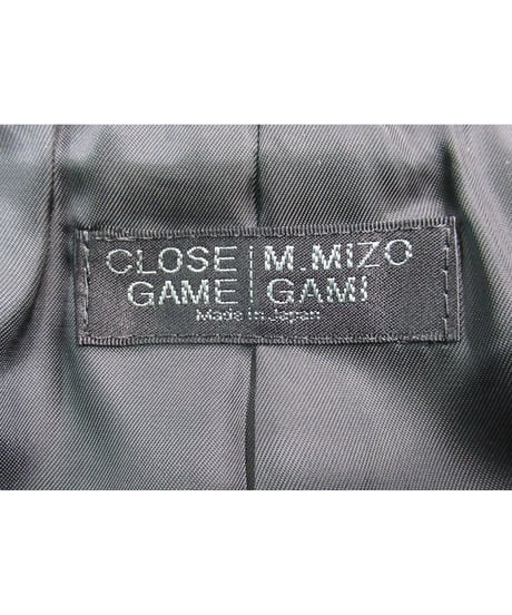 CLOSE GAME MASAYUKI MIZOGAMI 2つ釦ショートジャケット
