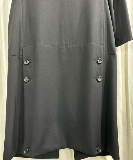 新品 2025SS yohji yamamoto pour homme ボタン ロングジャケット（HP-J49-100）