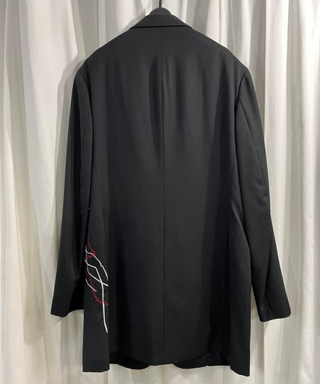 2022SS yohji yamamoto pour homme リエ刺繡ジャケット（HG-J54-108）
