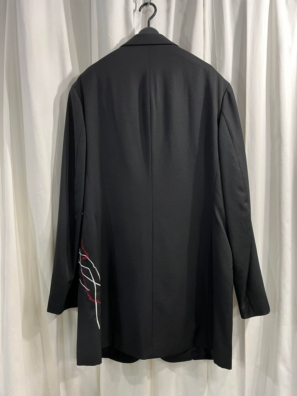 新品 yohji yamamoto pour homme 6釦女性刺繡ジャケット fit=scale-down,w=1200