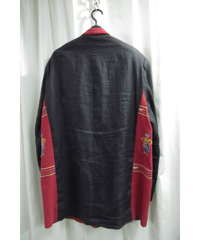 93ss yohji yamamoto pour homme vintage グアテマラ刺繍ジ