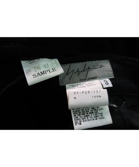 レア 15aw yohji yamamoto pour homme JK SAMPLE セットアップ HY-J46-113