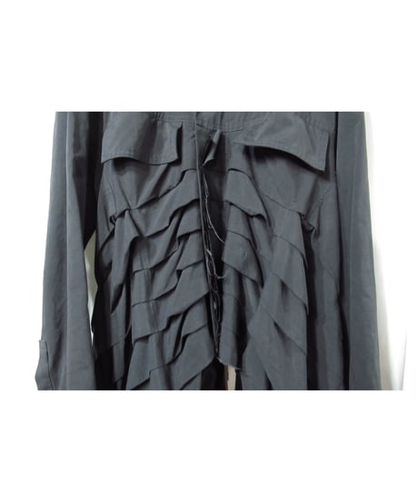 17aw yohji yamamoto femme プリーツデザイン アシメトリーセットアップ（FK-J05-901/FK-S02-901）