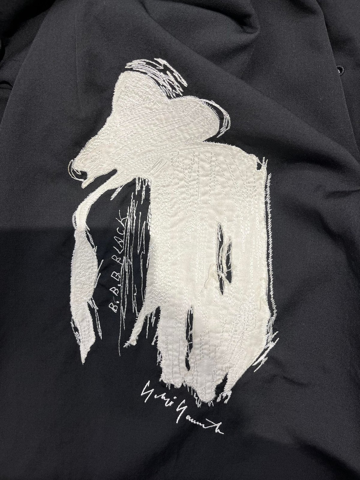 2020SS yohji yamamoto pour homme 刺繡ドクタージャケット(HN 2020SS yohji yamamoto pour homme 刺繡ドクタージャケット(HN