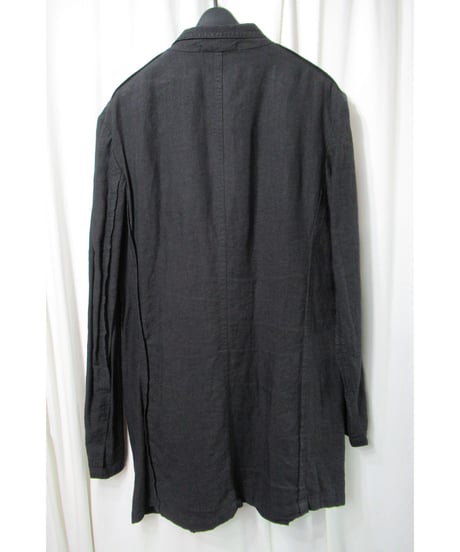 04ss yohji yamamoto pour homme 麻 ステッチデザインジャケット（HZ-J32-300）