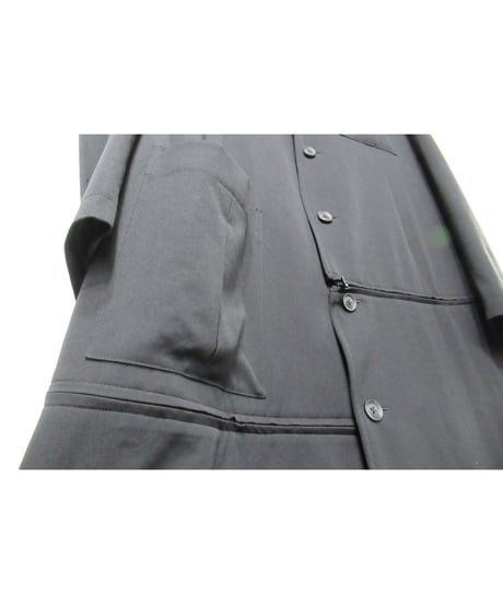 2019aw yohji yamamoto pour homme ファスナーデザイン アシメトリーロングジャケット（HC-J16-100）