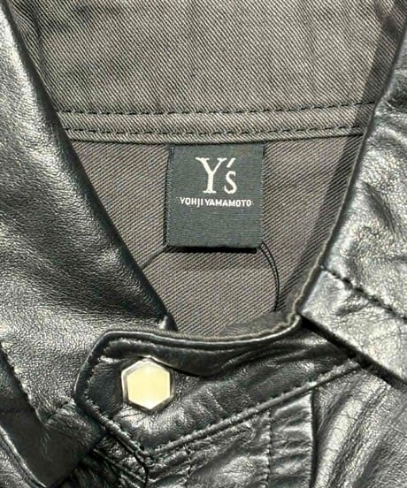 Y's yohji yamamoto レザーブラウス（YG-B05-701）