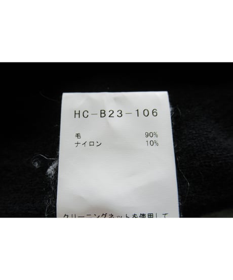 19aw yohji yamamoto pour homme フライフロントデザイン ウール ロングブラウス（HC-B23-106）
