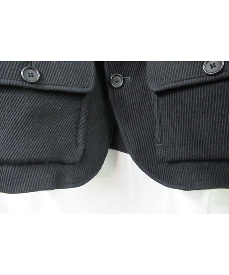 13aw yohji yamamoto pour homme フラップポケット ショートジャケット HQ-J14-105