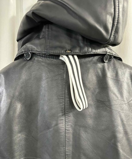 Y-3 yohji yamamoto フード付き羊革ベスト（3-V-215xxx）