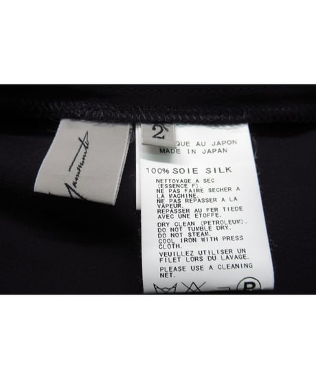 12ss yohji yamamoto femme バックデザイン シルクスカート（FB-S05-400）