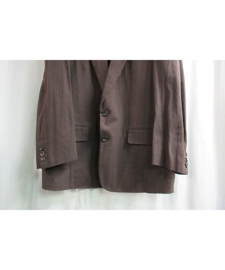 レア 新品 80’s COMME des GARCONS HOMME 製品染め シンプルセットアップ HS-02009M