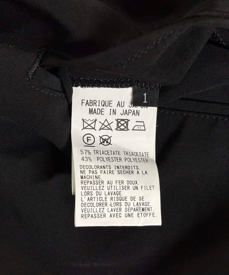 Y's yohji yamamoto ハーフジップ ワンピース（YE-D09-500）
