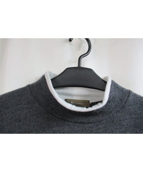 Y's for men yohji yamamoto グレー ハイネックデザインニット ML-T17-162