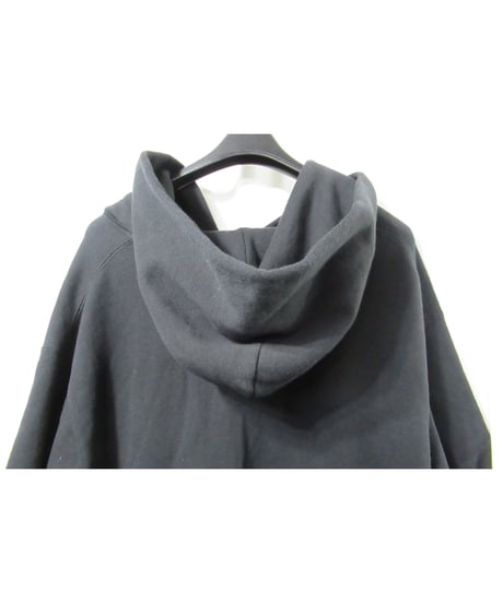 SAMPLE B yohji yamamoto +noir ファスナー スリーブデザイン フーテッドロングカットソー（NV-T65-077）