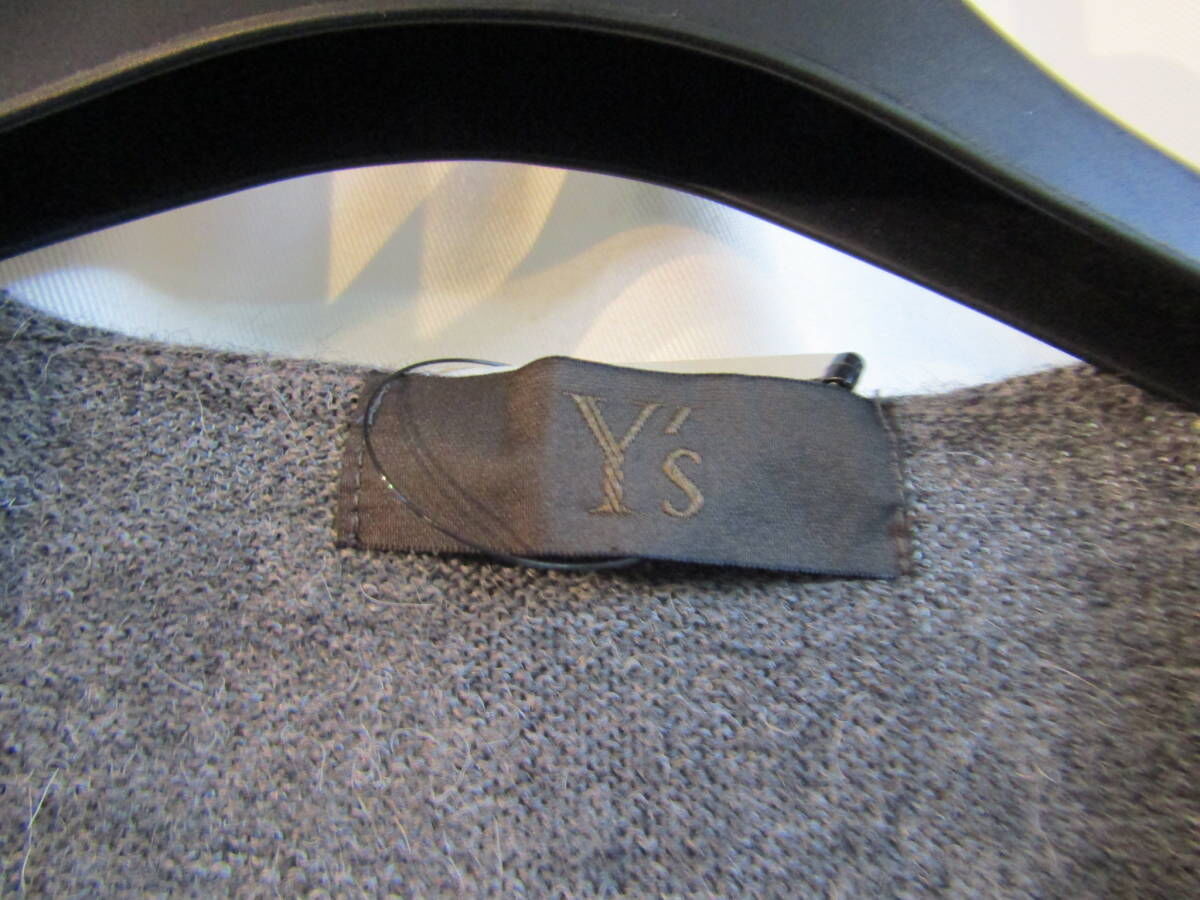 Y's for men yohji yamamoto スイングトップデザインニットカーディガン