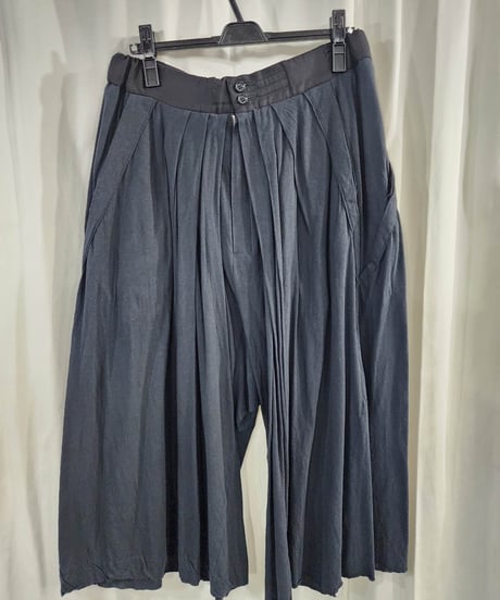 2012ss yohji yamamoto pour homme vintage 黒 ハカマパンツ (HB-P13-010)