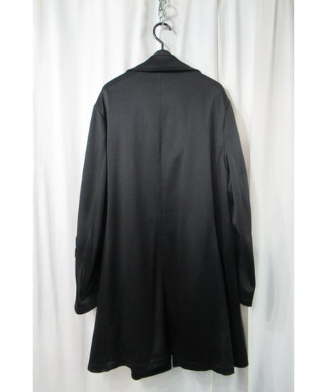 03ss yohji yamamoto pour homme 黒 ロゴ入りゼッケン ロングジャケット（HQ-C01-902）