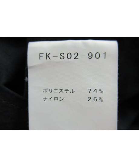 17aw yohji yamamoto femme プリーツデザイン アシメトリー巻きスカート（FK-S02-901）