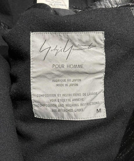 1991aw 6.1THE MEN yohji yamamoto pour homme   vintage レザーブルゾン（H-Y-176xxx）
