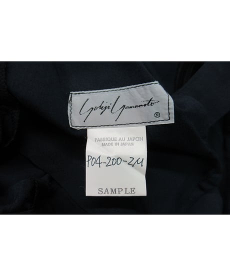 80’s SAMPLE yohji yamamoto femme vintage 紺 アシメトリー変形ワイドパンツ