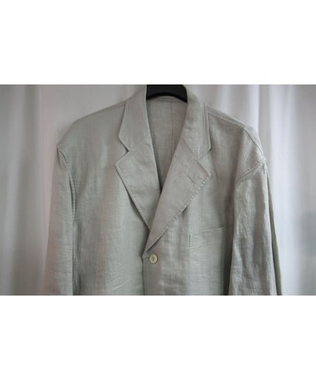 AD1988 COMME des GARCONS HOMME PLUS 麻 ダブルカフスデザインジャケット PJ-111020
