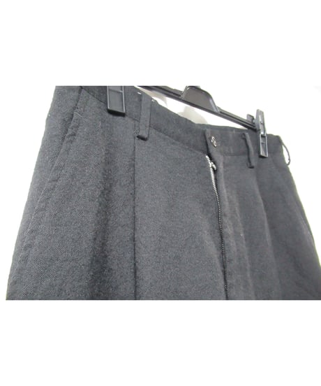 03aw yohji yamamoto pour homme レザー切替えデザインパンツ（HU-P59-169）