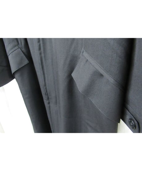 13aw yohji yamamoto pour homme ダブルファスナーデザイン ロングワンピース（HQ-D05-100）