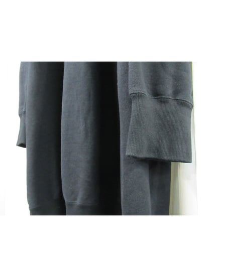 SAMPLE B yohji yamamoto +noir ファスナー スリーブデザイン フーテッドロングカットソー（NV-T65-077）