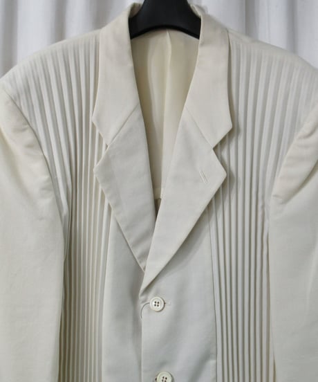 激レア 80's COMME des GARCONS HOMME PLUS プリーツ切り替えデザインジャケット PJ-11071M